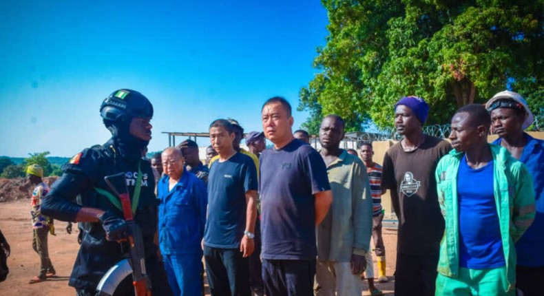 3 Chinese, 2 Nigerians arrested for illegal mining in Nasarawa.