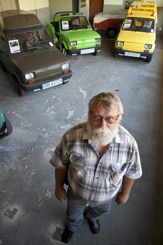 Antoni Przychodzień i jego muzeum maluchów w Bielsku-Białej