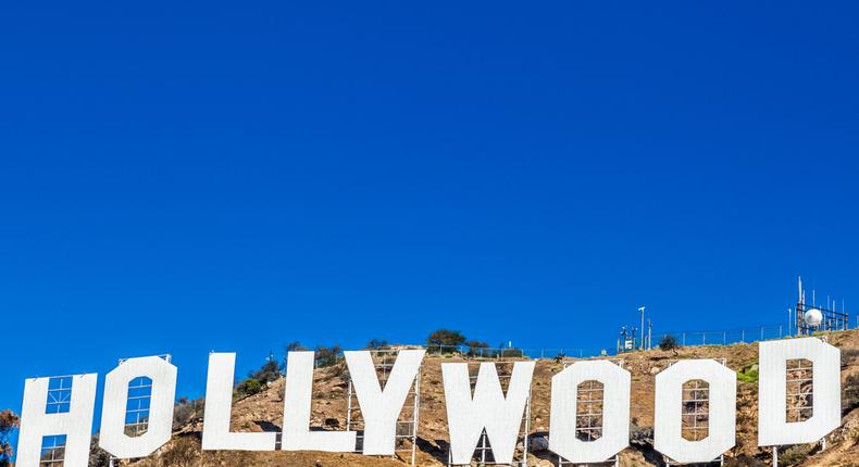 Hollywood sign located on Mount Lee in Los Angeles, California.turtix/Shutterstock