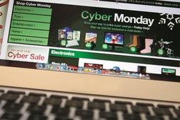 Online Shoppers Search For Cyber Monday Deals