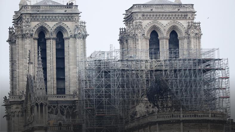 Pożar katedry Notre Dame. Zdjęcia dzień po tragedii ...