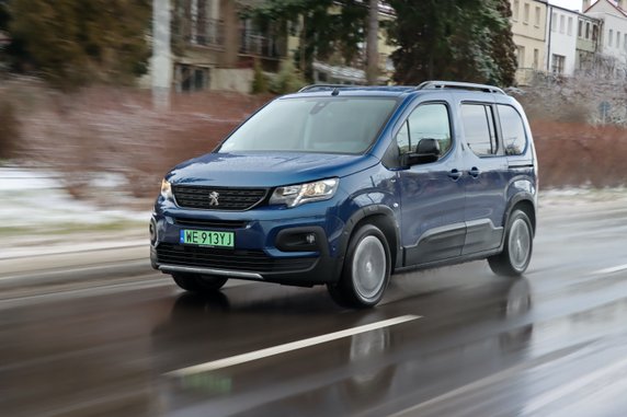 Peugeot e-Rifter - zasięg na autostradzie 164 km