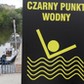 Tablica informująca o czarnym punkcie wodnym