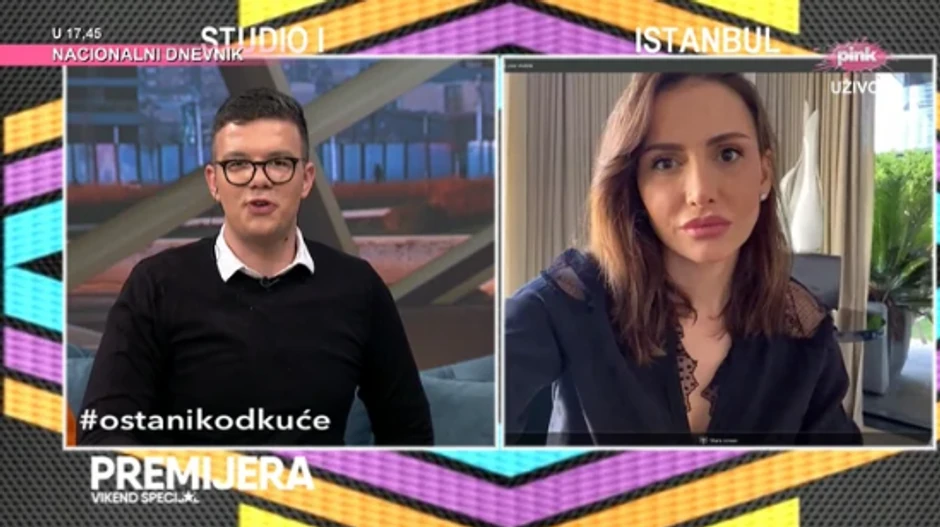 Emina Jahović u emisiji "Premijera Vikend specijal"