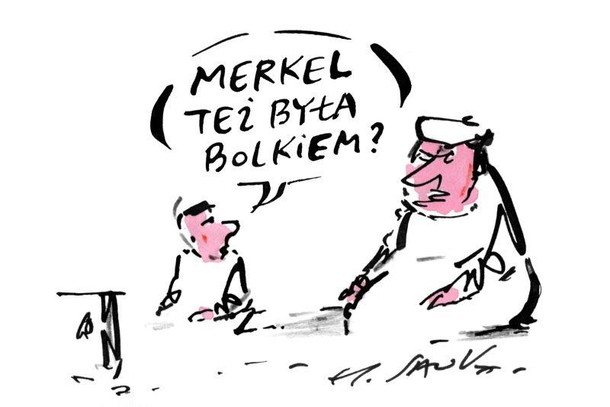 sawka merkel bolek wybory