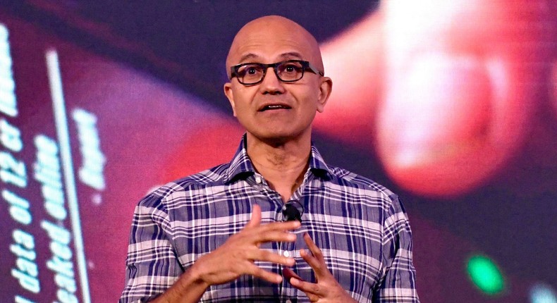 Microsoft CEO Satya Nadella.