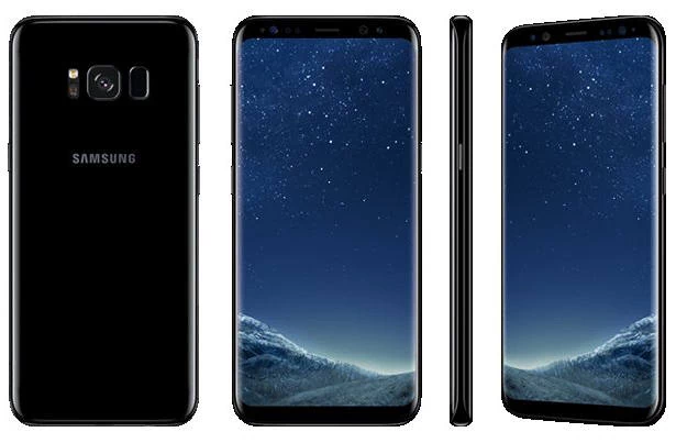 Samsung Galaxy S8 w kolorze Black Sky