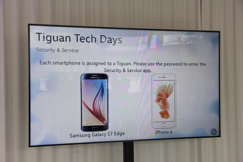 VW Tiguan Tech Day - bez smartfonów ani rusz