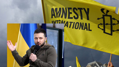 Zełenski ostro o raporcie. "Amnesty International zrównuje kata z ofiarą"