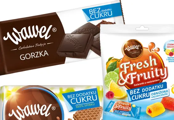 wafle galaretki czekolady bez dodatku cukru