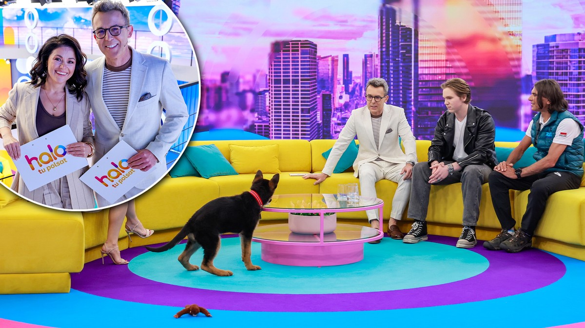 Maciej Kurzajewski jednocześnie gościem i prowadzącym. Zaskakujący odcinek "Halo, tu Polsat"