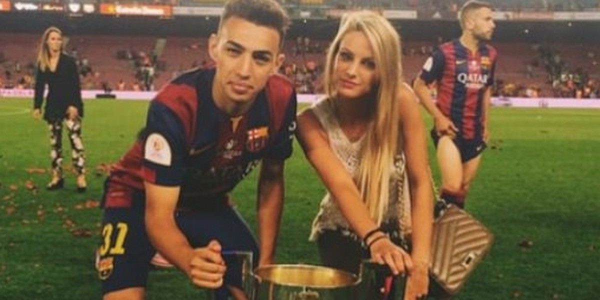 20-latek z FC Barcelona skradł serce seksbomby. GALERIA