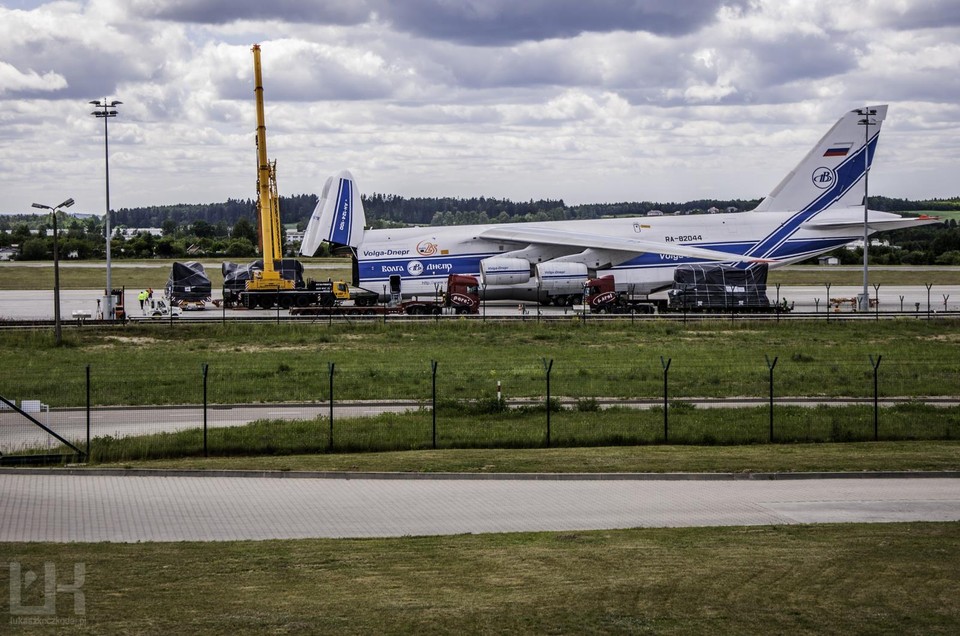 AN-124 Rusłan zawitał dzisiaj do Gdańska