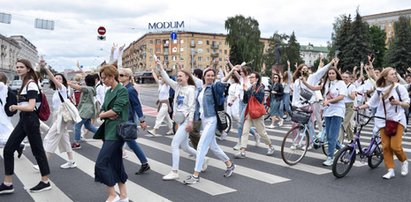 Protest białoruskich medyków. "Trzeba skończyć z biciem ludzi"