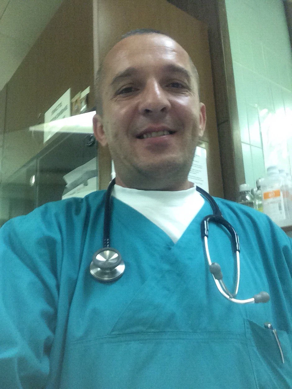 Slaviša Raičević, medicinski tehničar na VMA