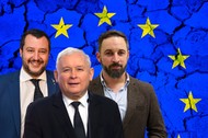 Jarosław Kaczyński, Matteo Salvini, Santiago Abascal