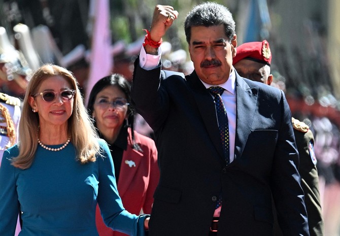 Nikolas Maduro sa suprugom
