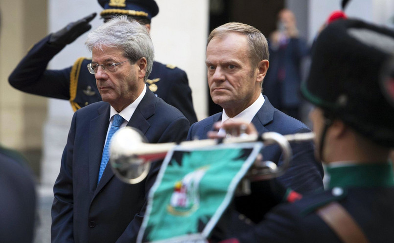 Paolo Gentiloni i Donald Tusk