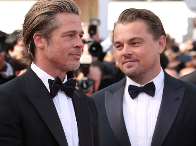 Bred Pit i Leonardo Dikaprio sinoć na premijeri filma "Jednom u Holivudu" u Kanu