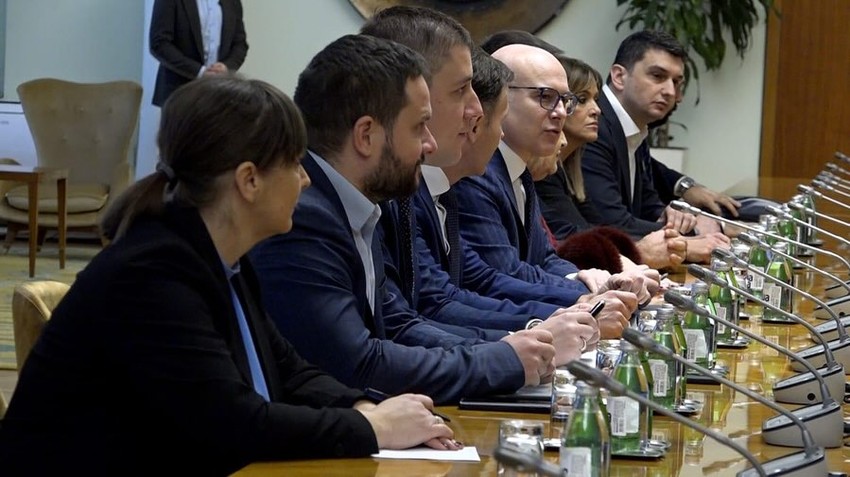 Miloš Vučević, sastanak sa sindikatima prosvetara