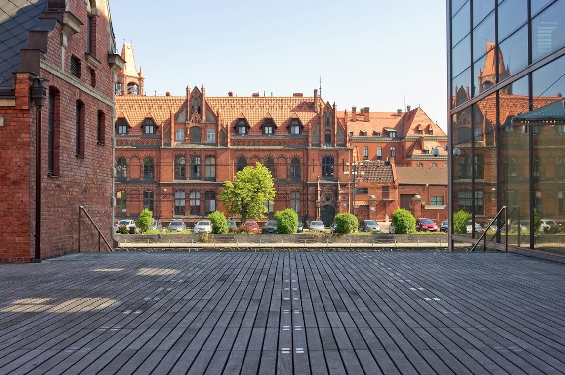 Old buildings in Bydgoszcz, Poland