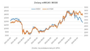 Małe i średnie spółki tracą. To początek bessy?