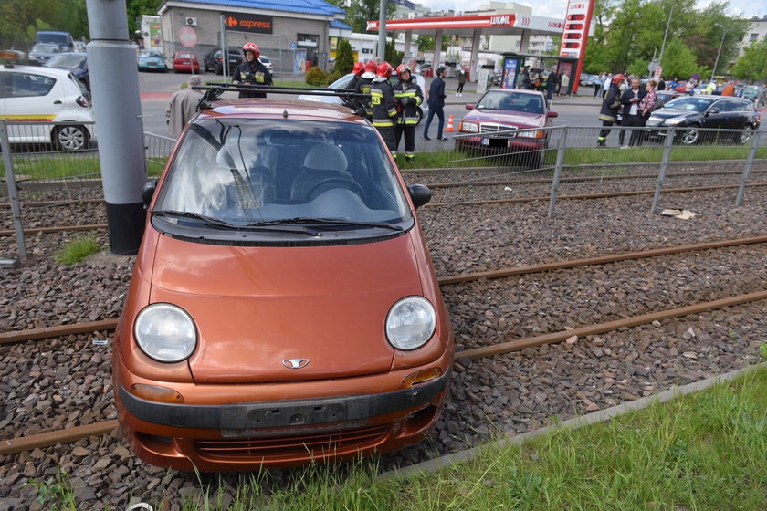 Kolizja na ulicy Kopcińskiego