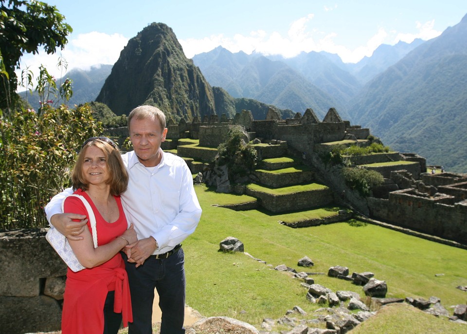 PREMIER TUSK w Machu Picchu