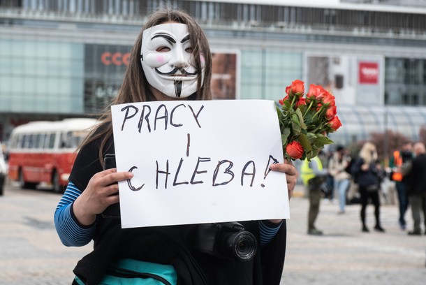 Protest przedsiębiorców, Warszawa, 23 maja 2020 r. 