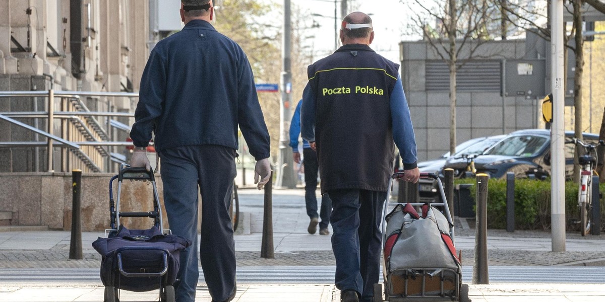 POCZTA POLSKA W CZASACH EPIDEMII W WARSZAWIE