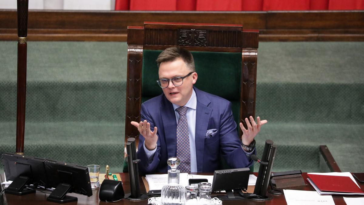 Szymon Hołownia zapowiedział wznowienie obrad Sejmu jak prawdziwe show