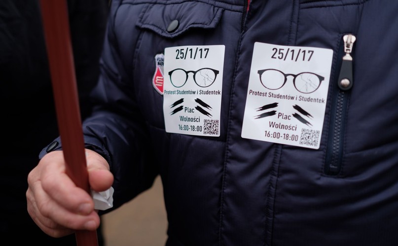 Protest studentów