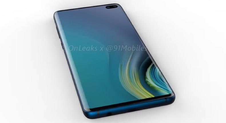 galaxy s10 render