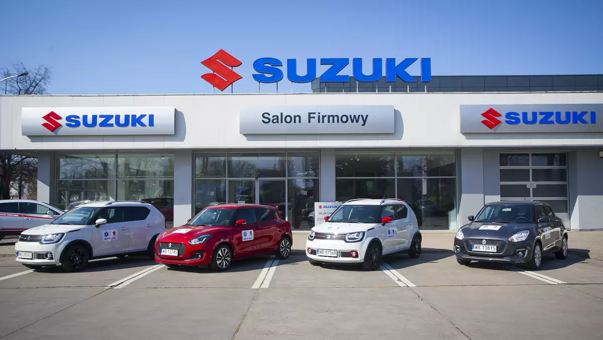 Suzuki przekazało Szpitalowi Ignisy i Swifty