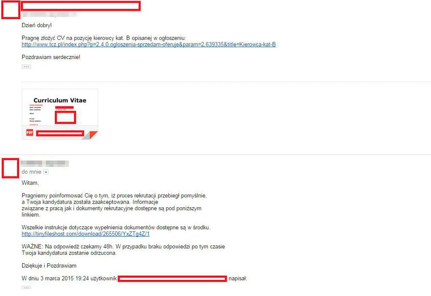 Uwaga! Rozsyłasz CV? To może cię słono kosztować!