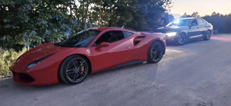 Białorusin w Ferrari myślał, że przepisy go nie dotyczą