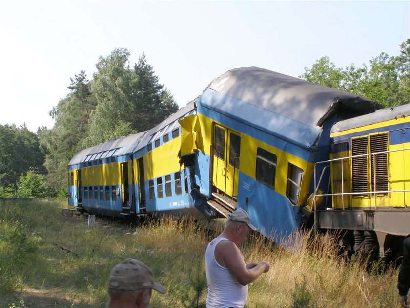 Tragedia! Zderzenie pociągów. Są ranni