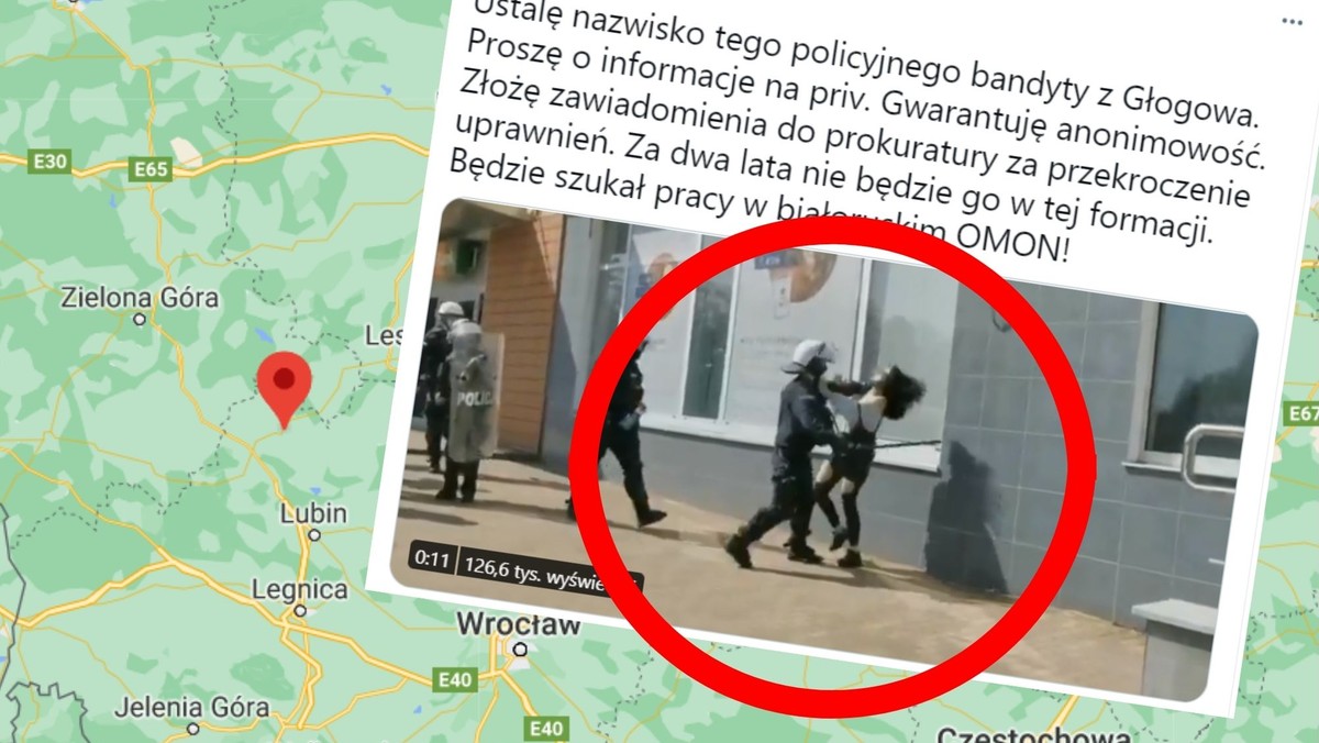 Głogów: pobita przez policję kobieta usłyszała zarzuty