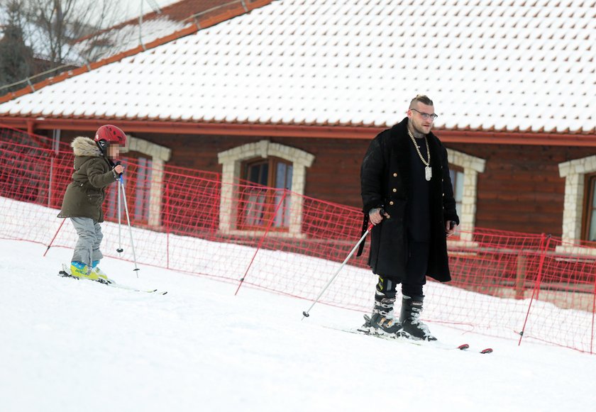 Popek szaleje na stoku