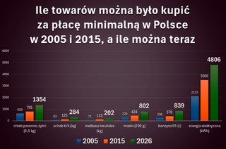 Bzdura 2025 roku: drożyzna w Polsce. Siła nabywcza mediany wynagrodzeń i płacy minimalnej jest najwyższa w historii. Jaki będzie 2026?