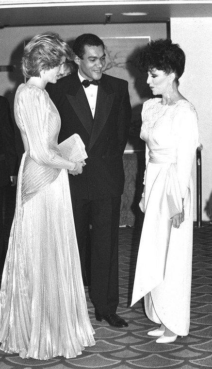 Księżna Walii Diana, Brude Oldfield i Joan Collins (1985)