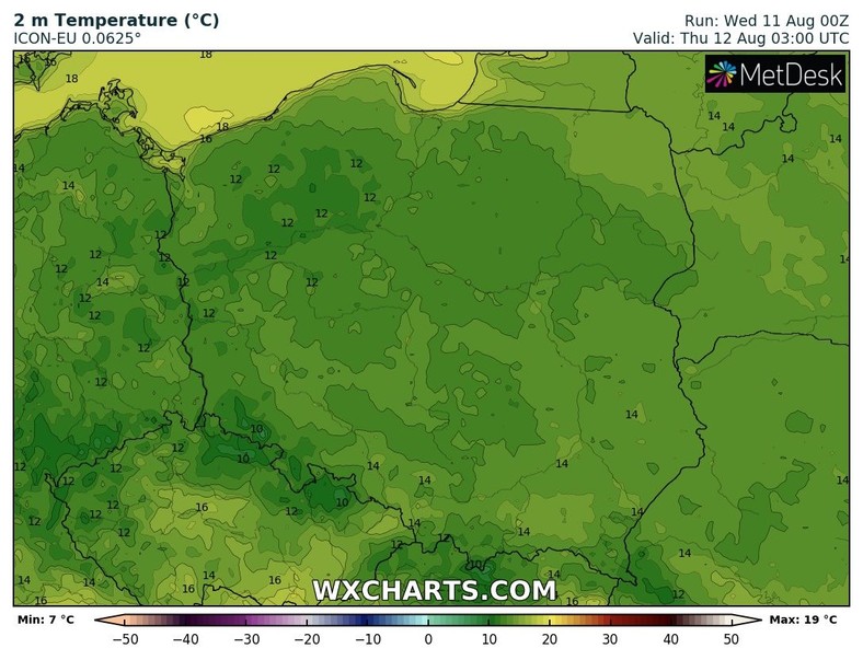 Noc będzie chłodna