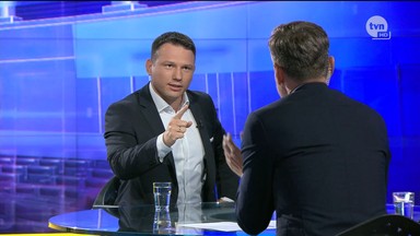 Oburzony Sławomir Mentzen zaatakował Piotra Kraśkę. "Godny TVP" [WIDEO]