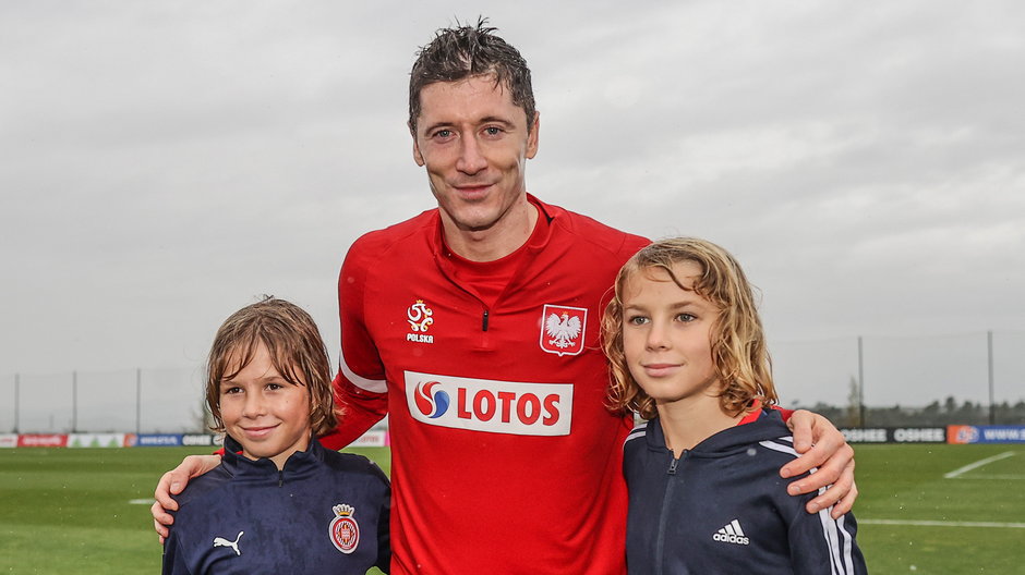 Miłosz Żuk, Robert Lewandowski i Michał Żuk