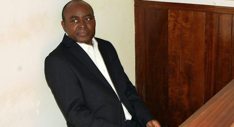 Rwenzururu King Charles Wesley Mumbere, seen December 13, 2016, was charged with treason in Uganda for allegedly seeking to overthrow the government