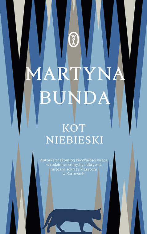 Martyna Bunda, "Kot niebieski": okładka książki