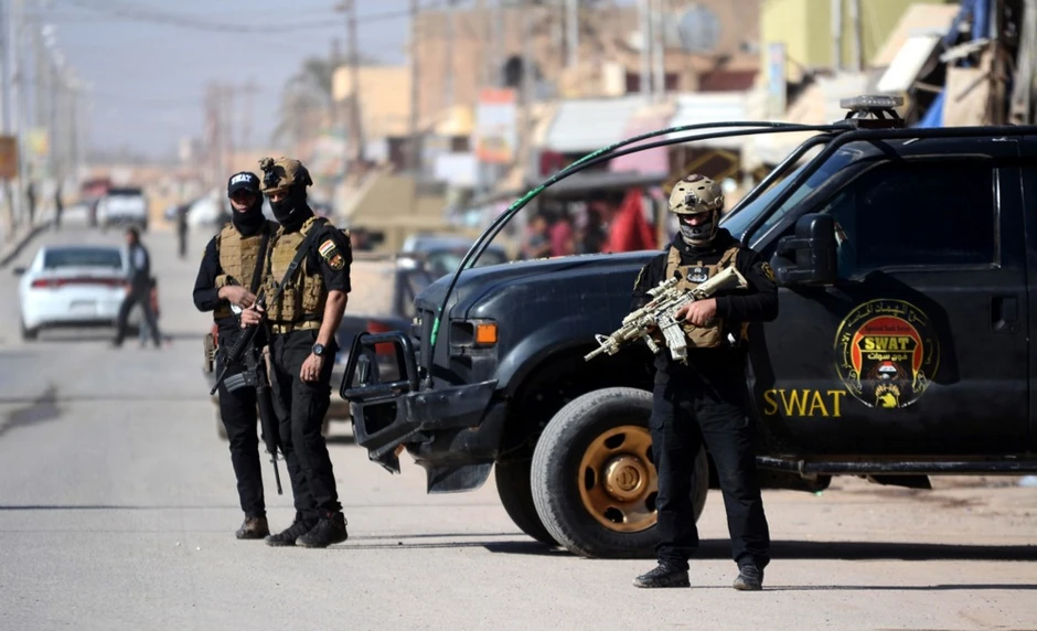 Iračke snage u pograničnom gradu Al Kaim, 500 km zapadno od Bagdada (arhiva)