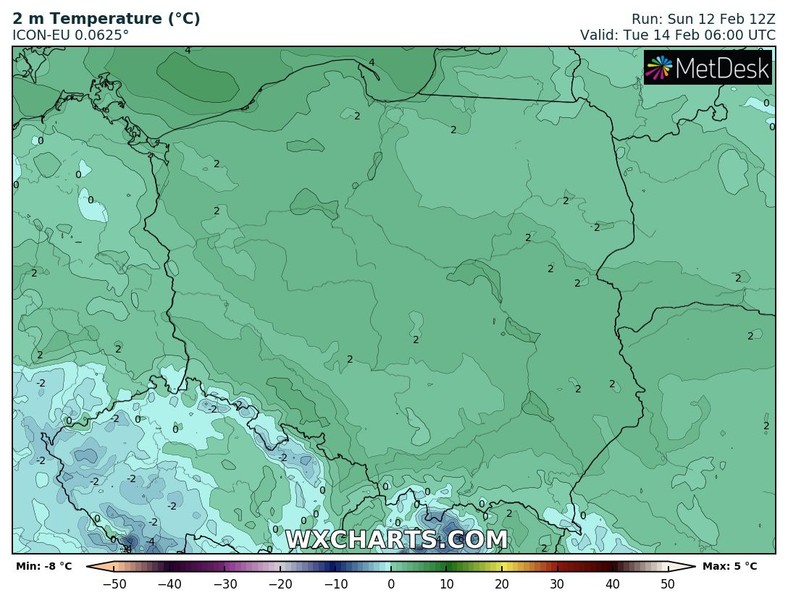 W nocy tylko punktowo chwyci słaby przymrozek.