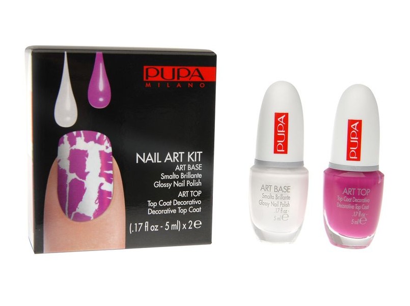 Pupa Nail Art Kit ma dawać efekt "popękanych" paznokci