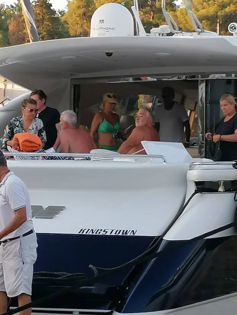 Lepa Brena i Boba Živojinović na Hvaru